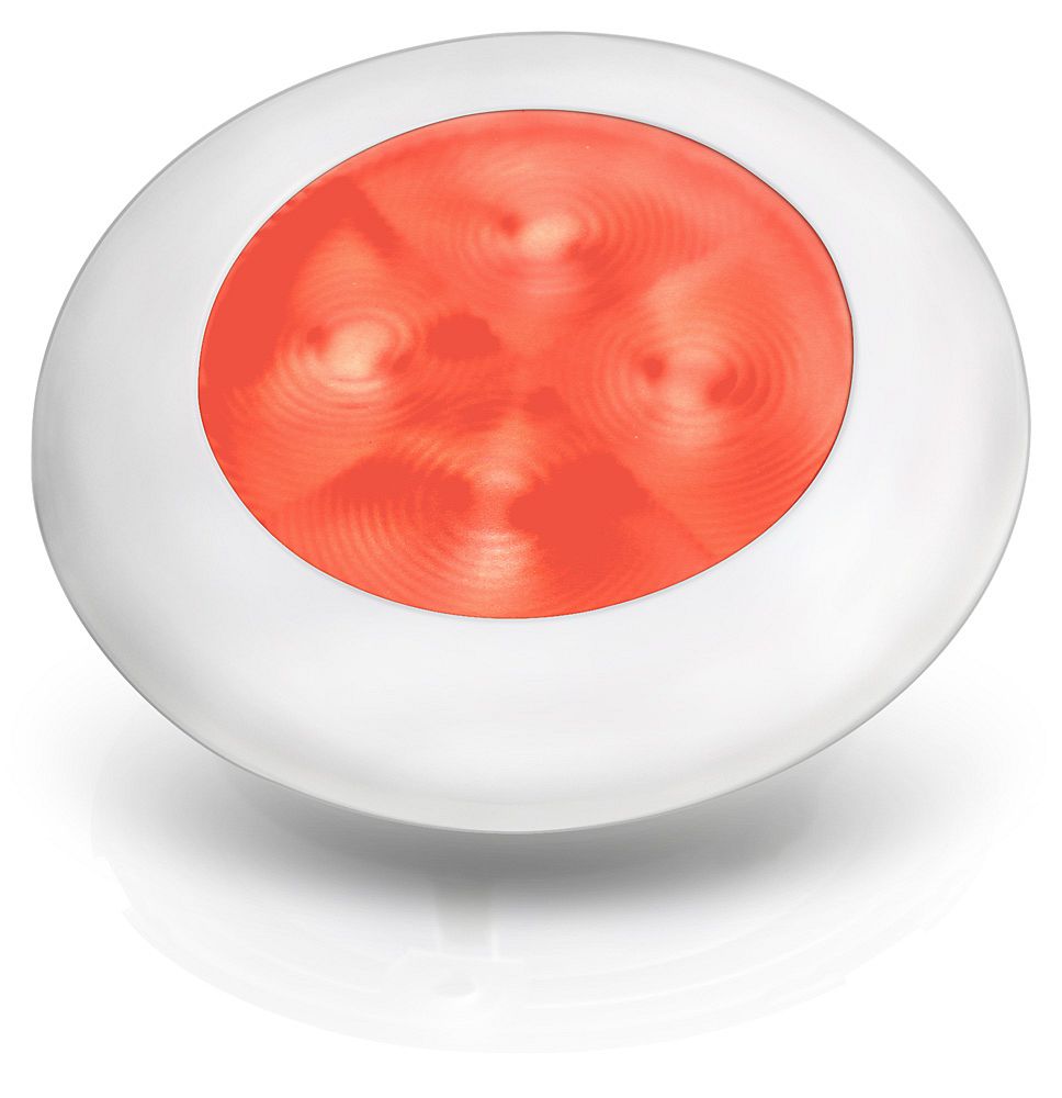 Red LED Round Courtesy Lamps - Courtesy Lamps, Round - Hella Marine