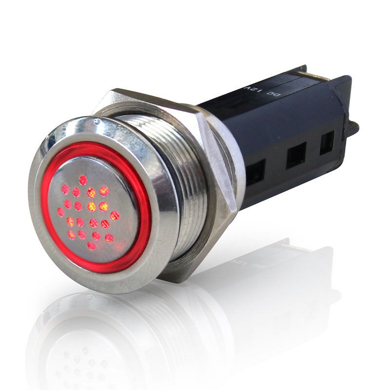 Stainless Steel Buzzers with LED Ring - Accessories, Switches - Hella Marine